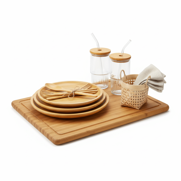 bamboo picnicware wholesale