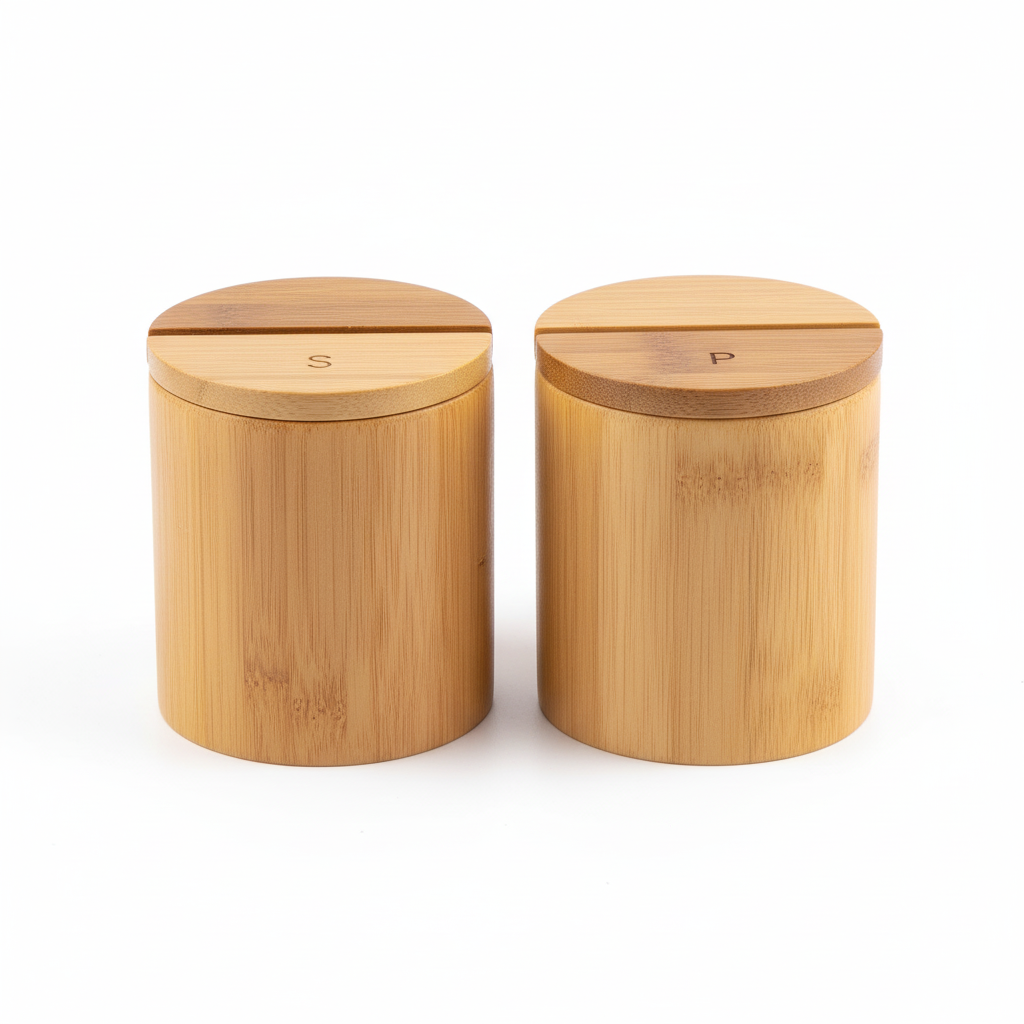 Bamboo Salt Pepper Holder wholesale
