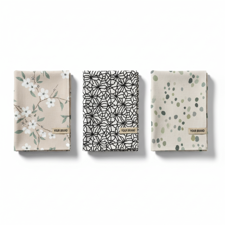 custom printed bamboo fabric wholesale