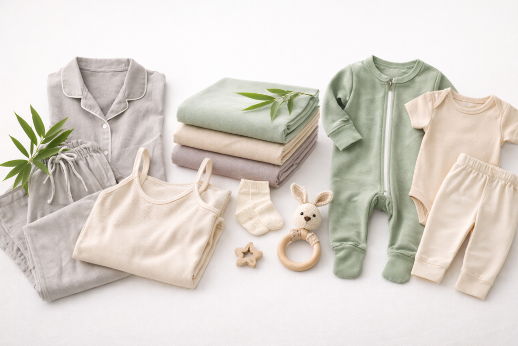 Bamboo clothing as part of Bamboo Wholesale Products collection