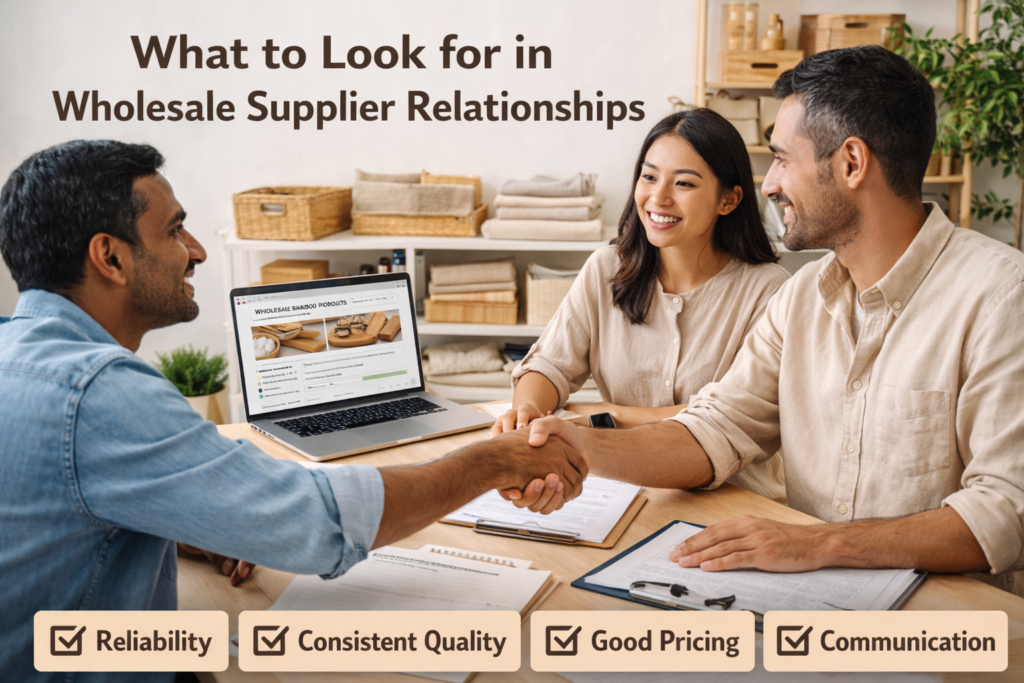What to Look for in Wholesale Supplier Relationships