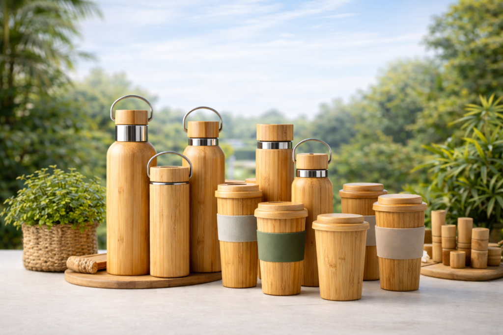 Bamboo Drinkware and Bottles