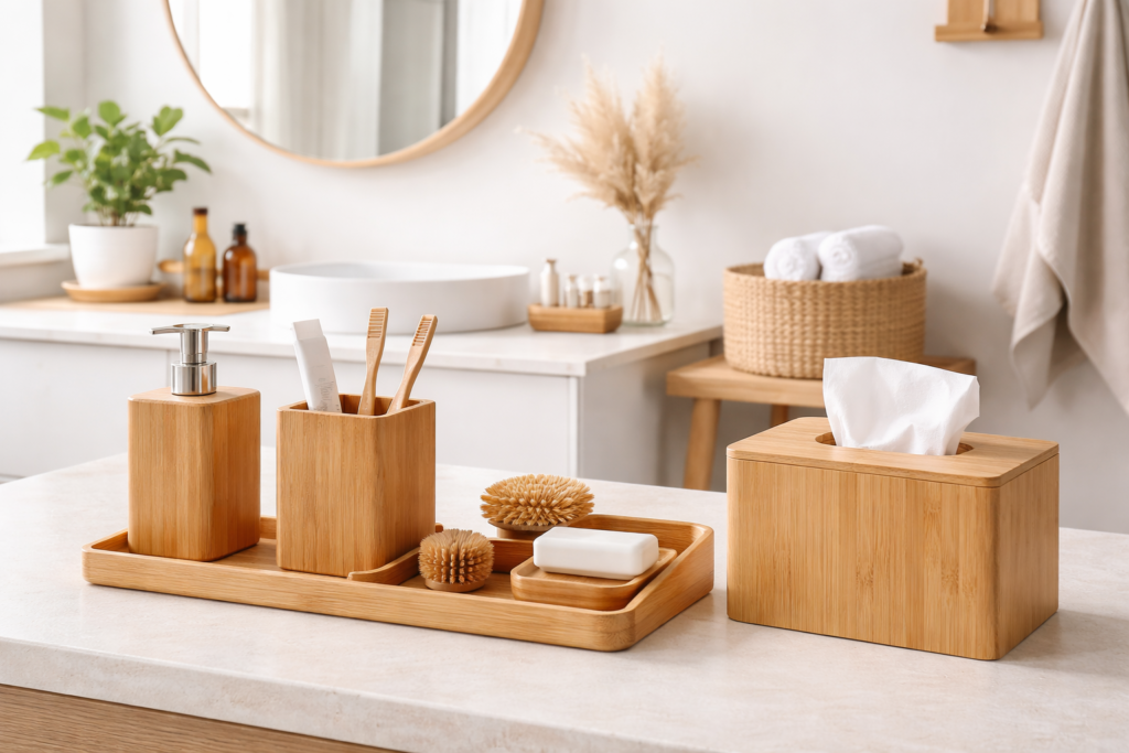 Bamboo Bathroom Accessories Wholesale