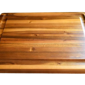 bamboo cutting board with juice groove