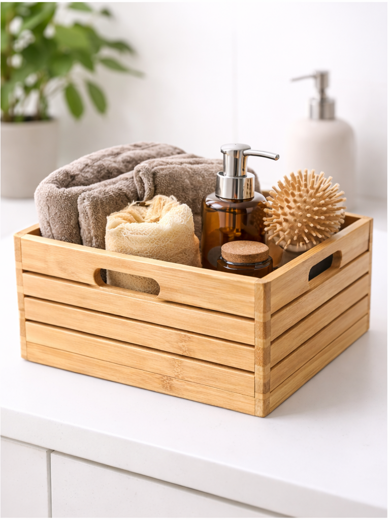 Bamboo Storage Crates Wholesale