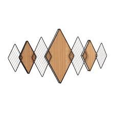 Bamboo Geometric Wall Art Panel