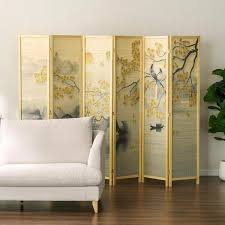 Bamboo Indoor Folding Screen Divider