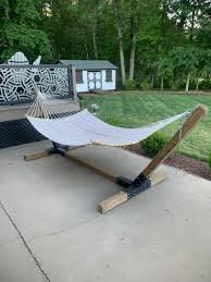 Bamboo Hammock Stand
