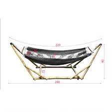 Bamboo Hammock Stand