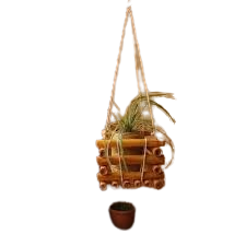 Bamboo Balcony Railing Planter