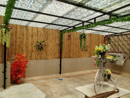 Bamboo Patio Privacy Partition