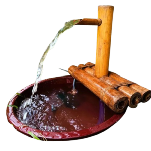 Bamboo Garden Water Fountain Frame